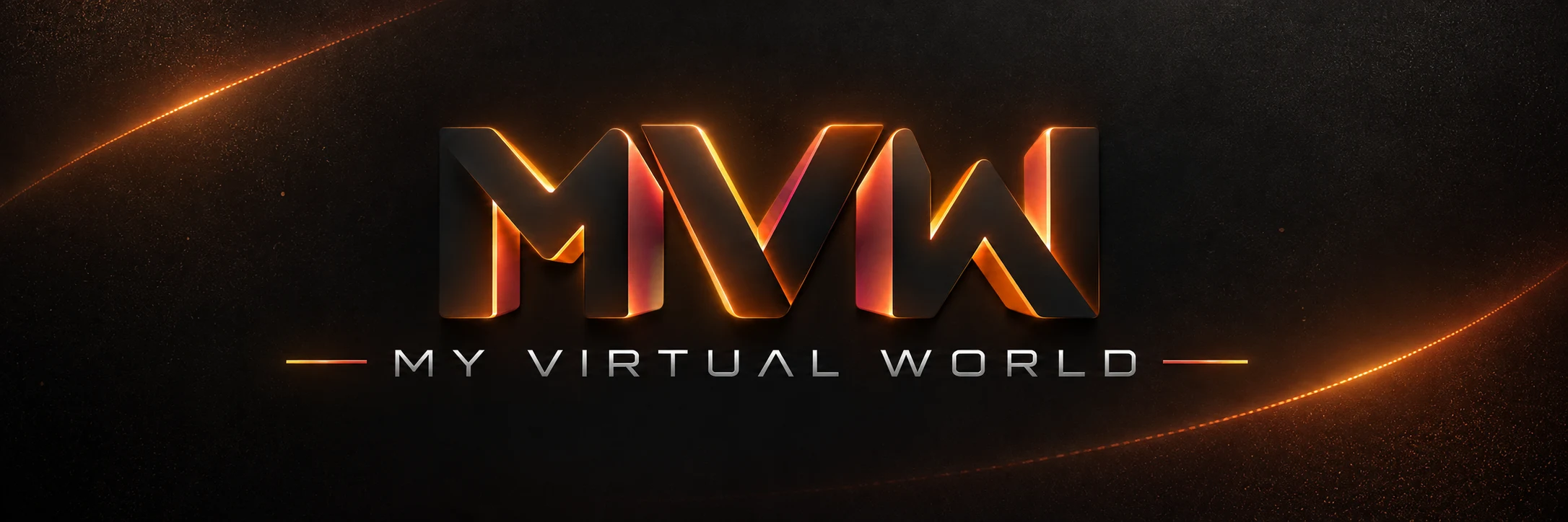 My Virtual World copper and black mark